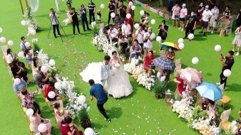 婚庆礼仪一条龙服务 无人机航拍车队摄影制作